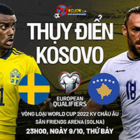 Nhận định Vòng loại World Cup 2022: Thụy Điển vs Kosovo 23h00 ngày 9/10 5 Mỹ vs Costa Rica 5