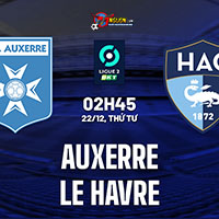 Nhận định bóng đá Auxerre vs Le Havre 2h45 ngày 22/12 (Hạng 2 Pháp 2021/22) 7 Monaco vs Rennes 7